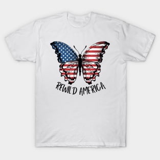 Rewild America Butterfly T-Shirt